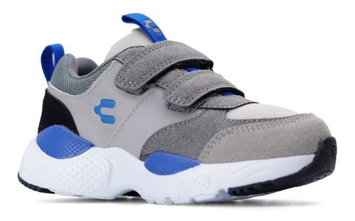 Imagen 1 de 7 de Tenis Niño Charly 1069913 Gris 15-21 Gnv®