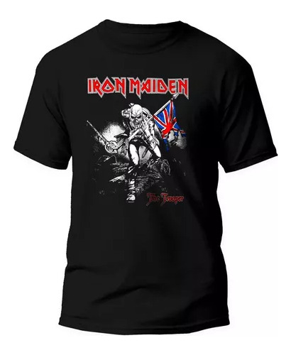Remera Rockera Iron Maiden, The Trooper Unisex