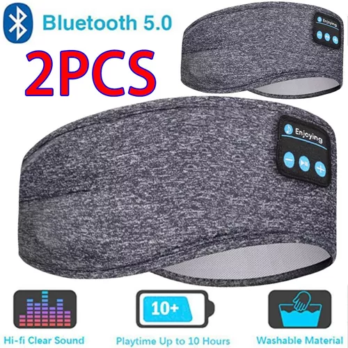 Fone de ouvido bluetooth sem fio, fone de ouvido com faixa de dormir