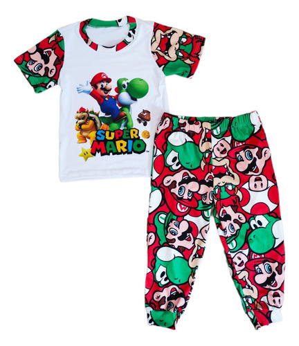 Pijama Super Mario Bros Niño