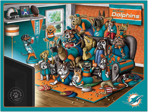 Rompecabezas Delfines Miami Fans