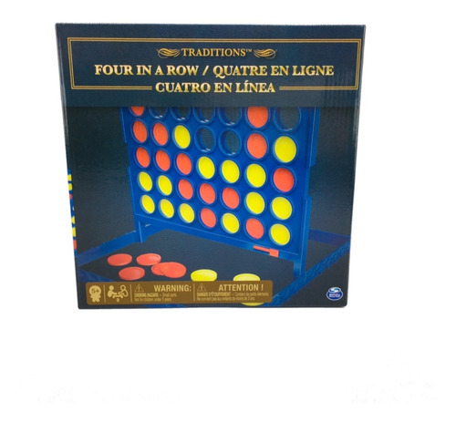 Conecta Cuatro  En Linea Juego De Mesa Spin Master 