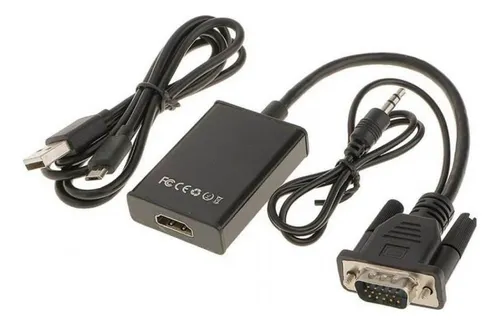 Conversor Adaptador Vga A Hdmi Nictom Activo