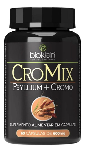 Kit 3 Cromix 60 Cáps Psyllium Picolinato De Cromo Bioklein