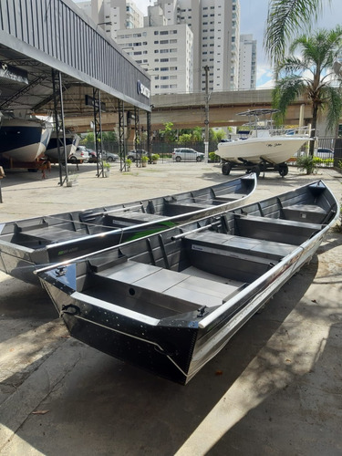 Barco De Aluminio Fluvimar Br 6 Mts Ñ Levefort Metalglass