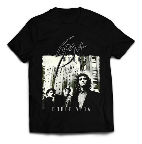 Polera Estampada Soda Stereo - Doble Vida - Rockfan.dtg