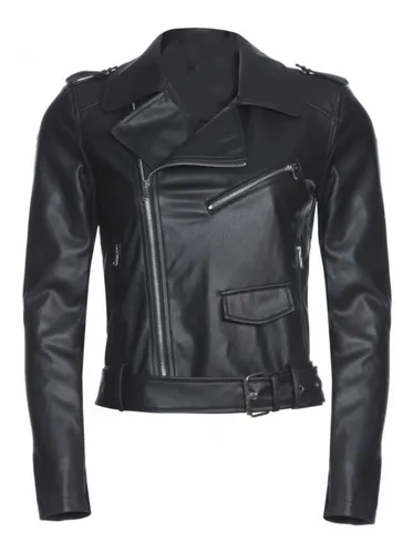 Jaqueta pu slim clearance