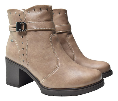 Bota Vestir Moda Mujer Taco Cuadrado Dakota Da761