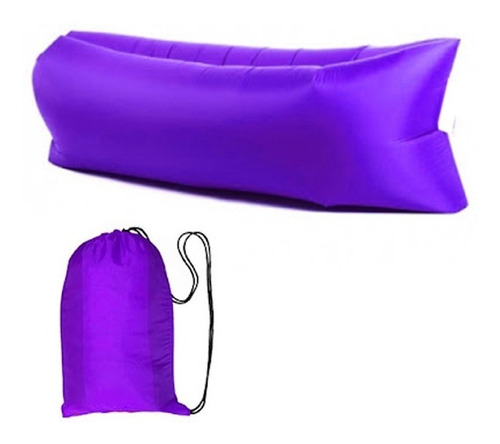 Imagen 1 de 7 de Sillón Puff Inflable Reforzado Tumbona Fiacuchi Original Vg