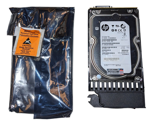 Hd Enterprise Servidor Hp 2tb 7.2k Sas 3.5 C/ Gaveta