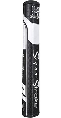 Grip Golf Putter Superstroke Traxion Tour 1.0 Blanco Negro