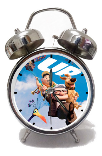 Reloj Despertador Personalizado Up Aventura Dog Carl Disney