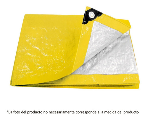 Lona Uso Rudo 6 X 12 M, , Pretul Impermeable Color Amarillo