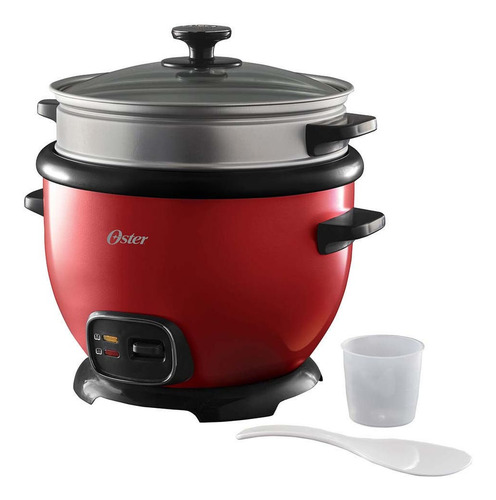 Olla Arrocera Multiusos Oster Rojo Ckstrc5730r 2.2 Lts