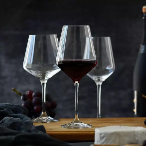 Krosno Juego De Copas De Vino Tinto, 6 Piezas, 16.6 Oz, A...