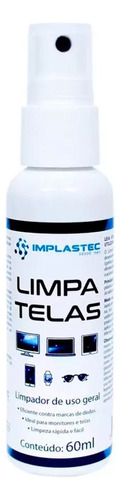 Clean Limpa Telas Implastec 60ml Limpeza