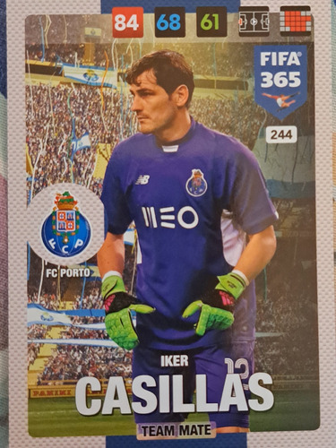 Carta Adrenalyn Xl Fifa 365 2017 Iker Casillas 244