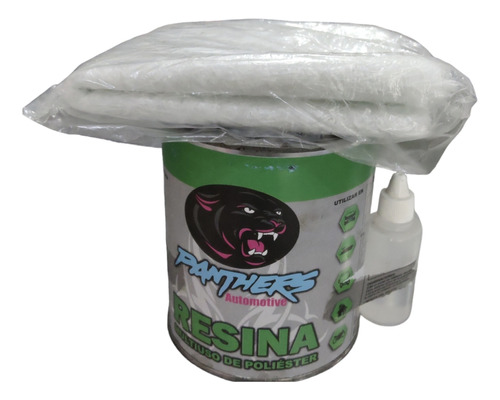 Fibra De Vidrio Panthers Kit 1 Litro Con Malla Y Catalizador