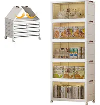 Comprar Closet Mueble Armarios Organizador Ropa Plegable Ruedas 360°
