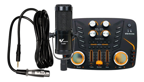 Venetian Kit De Streaming Estudio Grabacion Y Microfono V10