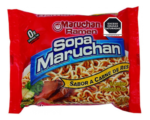 Sopa Maruchan Ramen Sabor Carne De Res 85 Gr