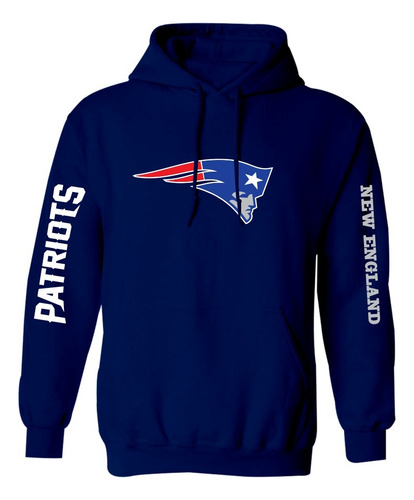 Sudadera Mod New England Patriots Nfl Estampado En Vinil