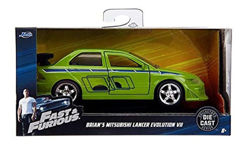 Carro De Juguete A Escala 1:32 Mitsubishi/ Verde, Marca Pyle