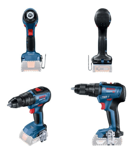 Parafusadeira Furadeira Impacto Gsb 18v-50 Bosch 2 Baterias