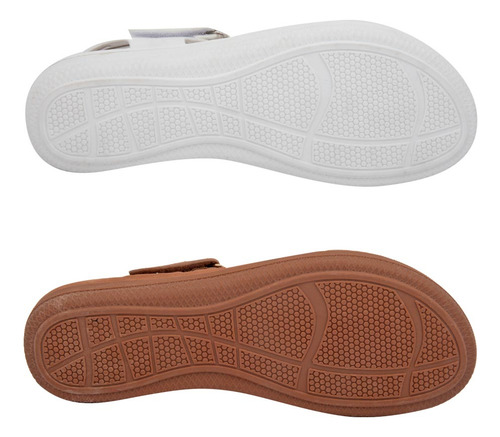 Sandalias Dama Shosh Kit 2 Pares Plana Confort 1191712
