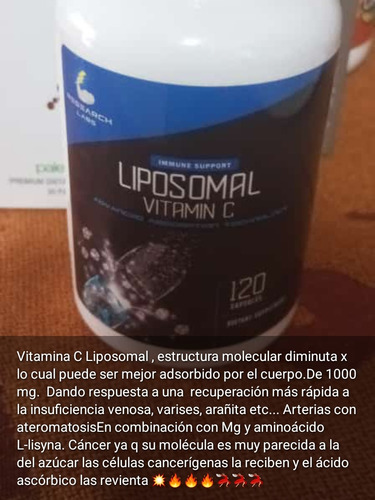Vitamina C Liposomal 1000mg Alta Absorción 