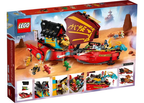 Kit Lego Ninjago Barco Asalto Ninja Carrera Contra Ti 71797 3+ 1739