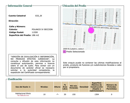 Terreno En Venta Para Desarrolladores En Col. Polanco