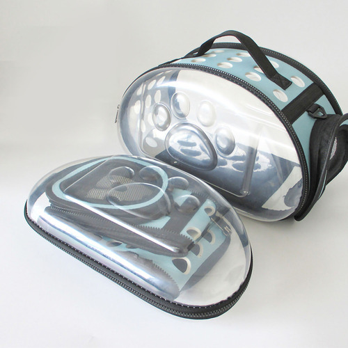 Mochila Portatil Space Capsule Transparent Bags Para Gatos