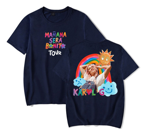 Camiseta Karol G Manana Sera Bonito Msb Tour 2023 Rainbow