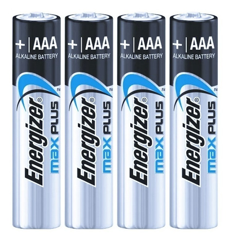 Imagen 10 de 10 de Pilas Energizer Aaa Max Plus Alcalina X 4 Un. Mayor Duracion