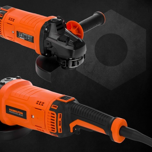 Imagen 5 de 8 de Amoladora Angular Hamilton 180mm 220v 2350w - Haa005