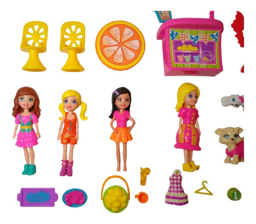 Polly Pocket Playset Circo De Mascotas Y Limonada Divertida (Usado)