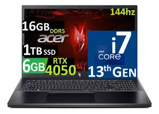Acer Nitro 5 144hz Ci7-13620h 16gb 1tb Ssd Rtx4050 6gb 2024
