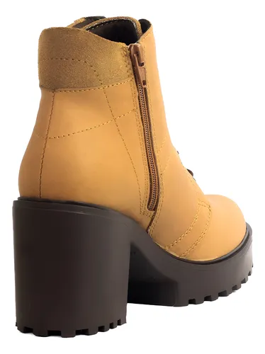 Botines Cuero Mujer Melon Suaves Comodos Zapatos Moda
