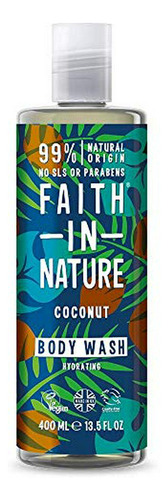 Gel De Ducha Y Baño De Espuma De Coco 400 Ml - Faith In Natu