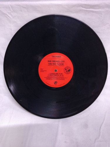 Lp Tavares She Freaks Out On The Floor Usa 1988 Traslúcido (Usado)