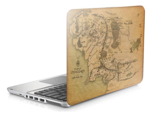 Skin Adesivo Para Notebook 14 Terra Média Senhor Anéis B1