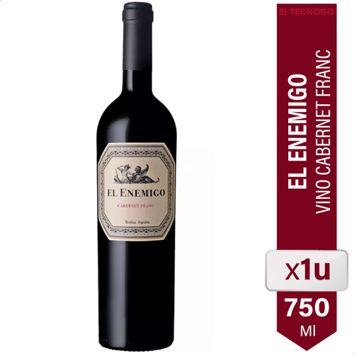 Vino El Enemigo Cabernet Franc Tinto Mendoza - 01bebidas