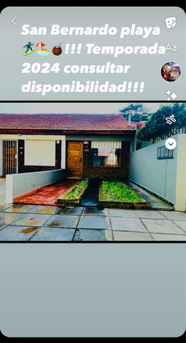 Duplex En Venta  Tipo Casa Sin Expensas En San Bernardo !!!
