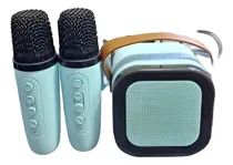 Comprar Mini Parlante Bluetooth Karaoke + 2 Micrófonos K12
