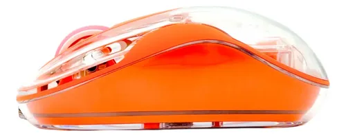 Mouse Inalámbrico Transparente Silencioso Conectividad Trimo