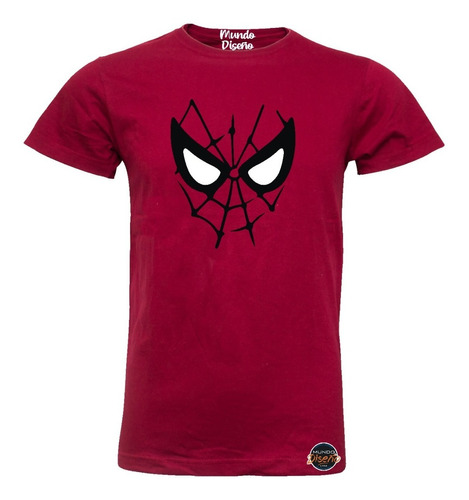 Poleras Para Hombre Avengers Spiderman Rostro! 100% Algodón!