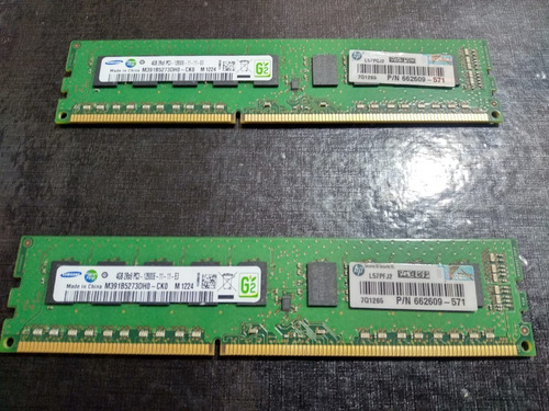Imagem 2 de 2 de Memória 4gb 2rx8 Pc3 - 12800e