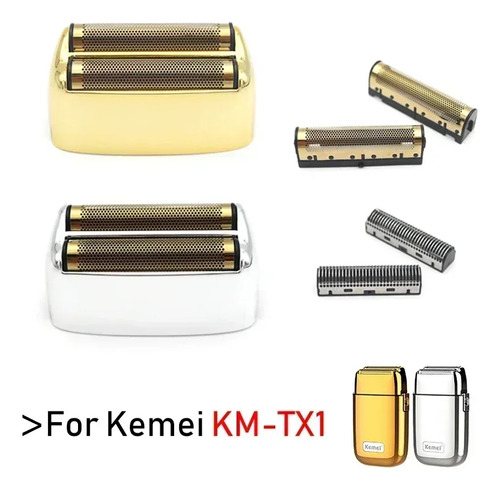 Repuesto Original Kemei Cabezal + Cuchillas Tx1 Completo