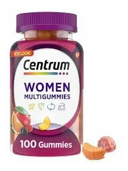 Imagen 1 de 1 de Centrum Multigummies Para Mujer, 100 Gomitas